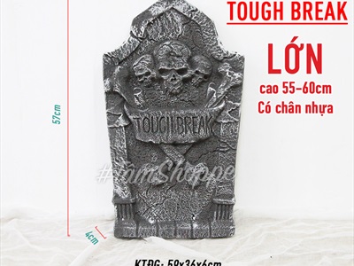 Tấm bia mộ giả trang trí bằng mút xốp nhiều kiểu HLW-BIAMO-01